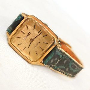 Vintage Tissot Crownless Dress Watch Gold 21mm